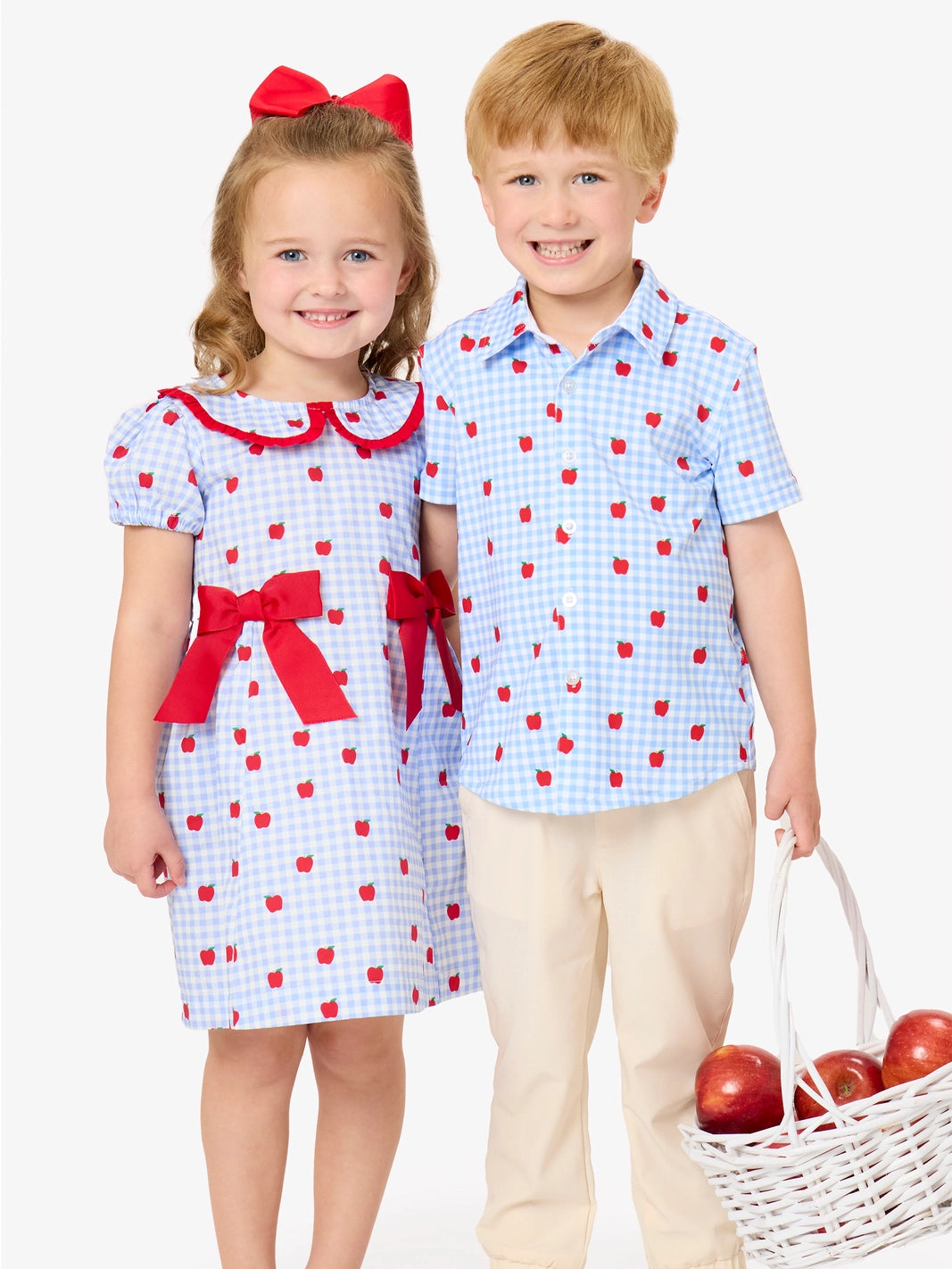Gingham Apple Dress