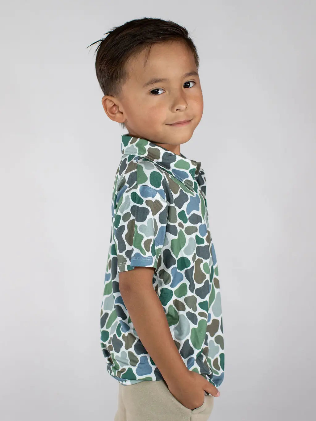 Pebble Camo Polo