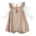 Turkey Applique Jumper Dress