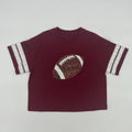 Sequin Football Patch Tee