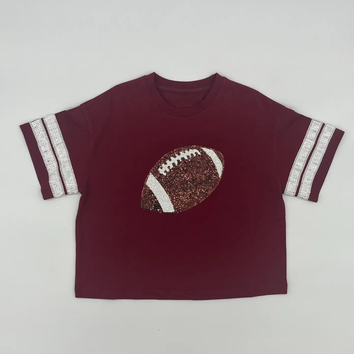Sequin Football Patch Tee