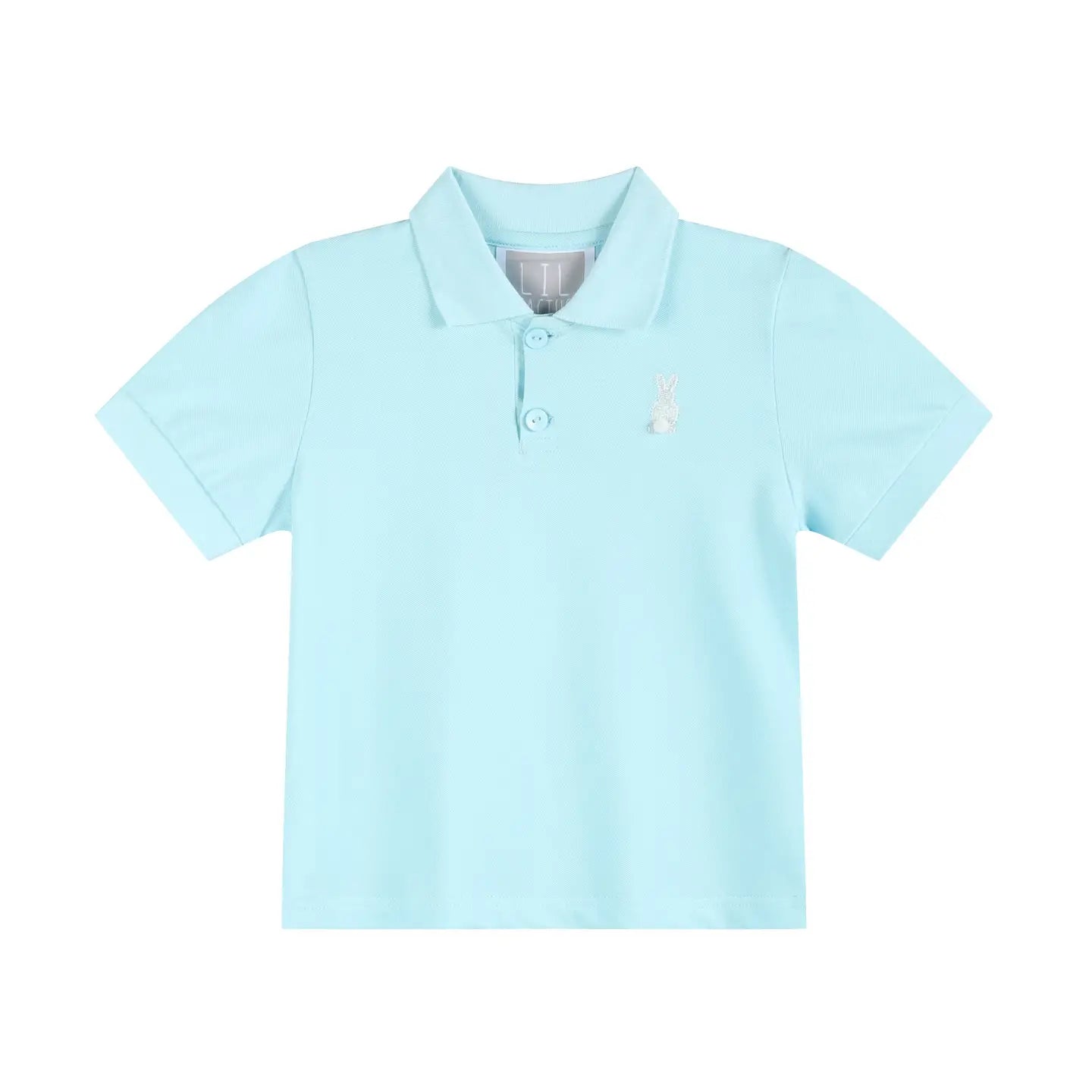 Blue Easter Bunny Polo