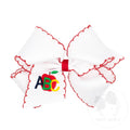 King Moonstitch ABCs Embroidered Bow