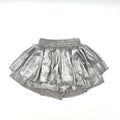 Shimmer Silver Skort