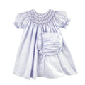 Wave Smocking Lavender Daygown
