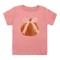 Coquette Pumpkin Sequin Patch Tee