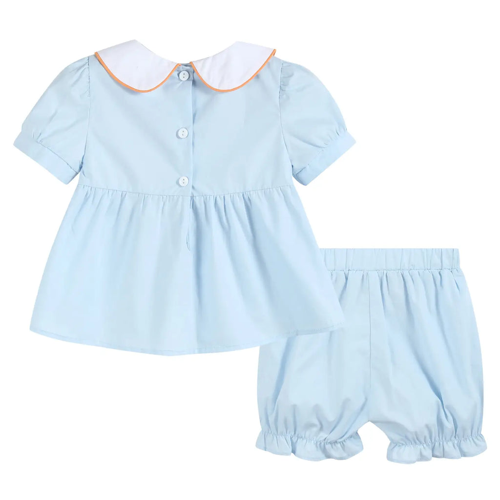 Pumpkin Vine Smock Set