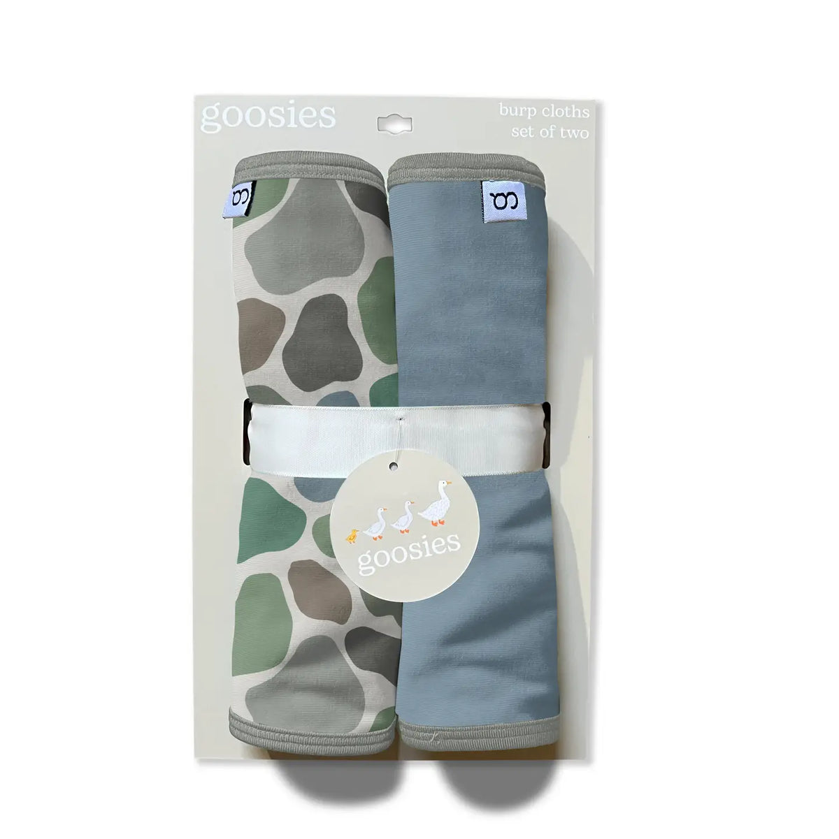 Pebble Camo Burp Cloth Set