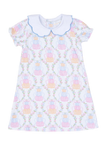 Presley Kait Pumpkin Trellis Dress