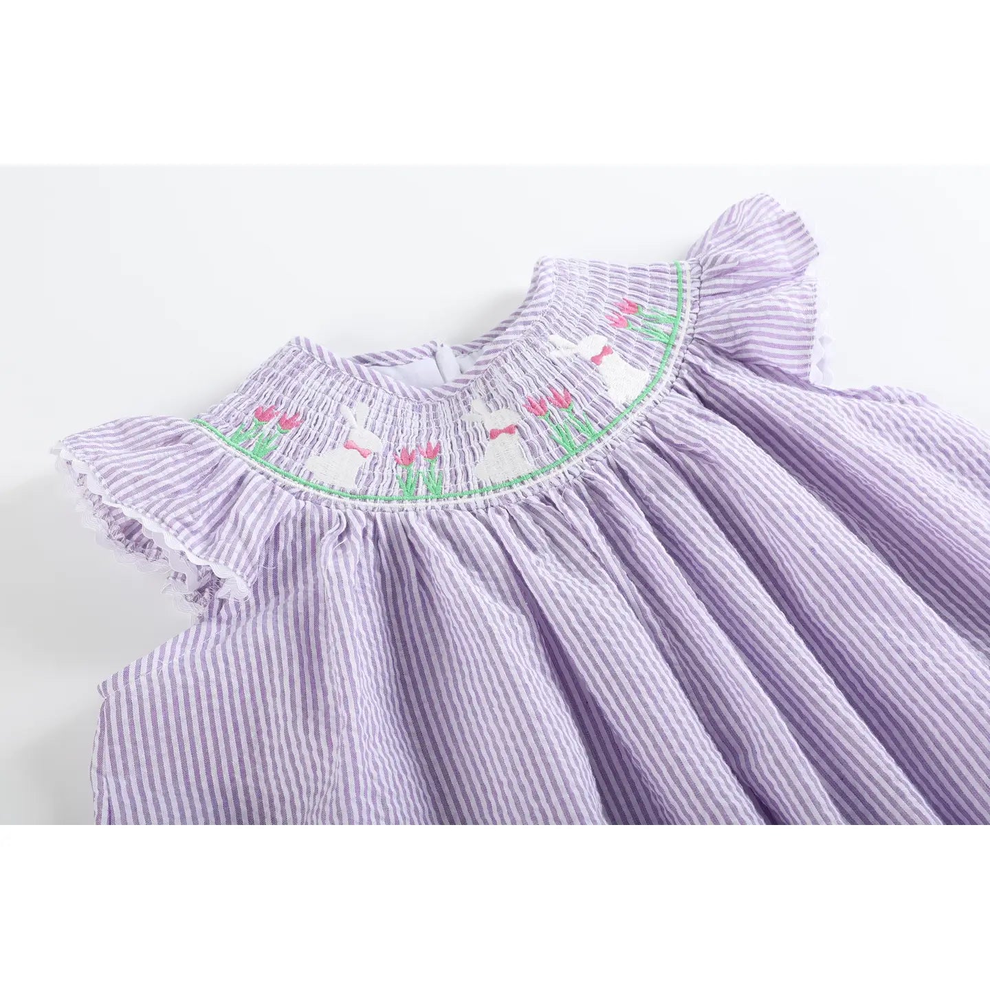 Light Purple Seersucker Bunny Dress