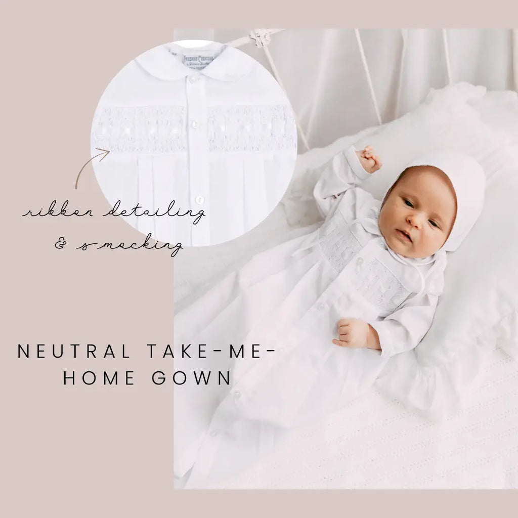Preemie White Gown