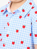 Apple Gingham Polo