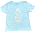 Light Blue Birthday Tee