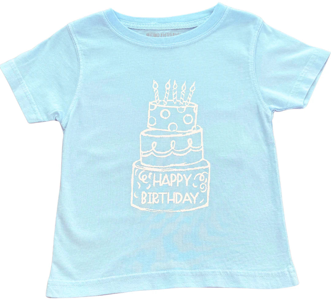 Light Blue Birthday Tee