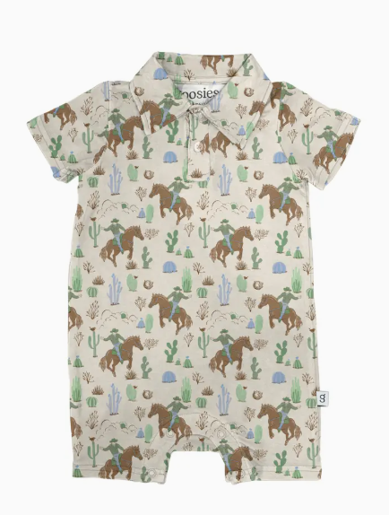 Cowboy Polo Romper