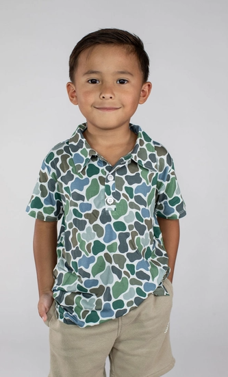Pebble Camo Polo