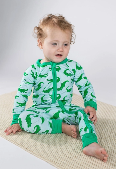 Blue Alligators Pajamas