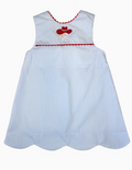 Blue Rebel Scallop Dress