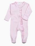 Pink Zipper Pima Footie