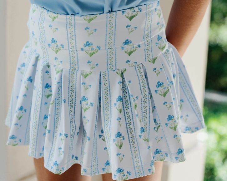 Collins Set in Blue Trellis