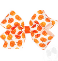 Medium Orange Pumpkins Bow