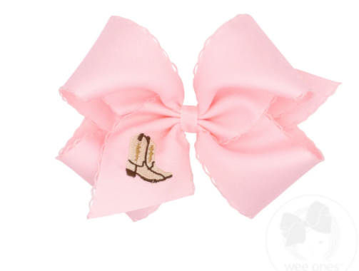 King Cowboy Boot Bow