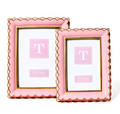 Scalloped Pink Frame