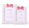 Pink Bow Quilted Frame
