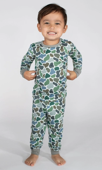 Pebble Camo Two-Piece PJs