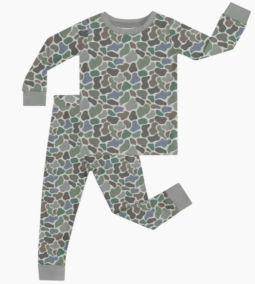 Pebble Camo Two-Piece PJs