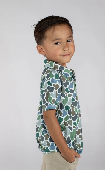 Pebble Camo Polo