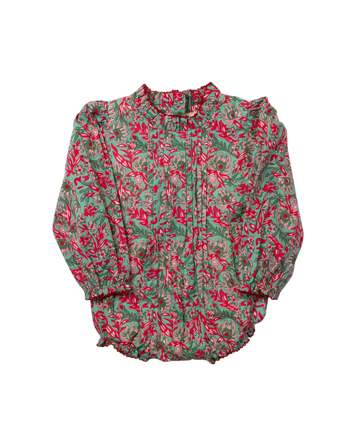 Mistletoe Pintuck Pleat Bubble