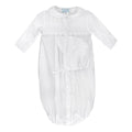 White Newborn Smocked Gown