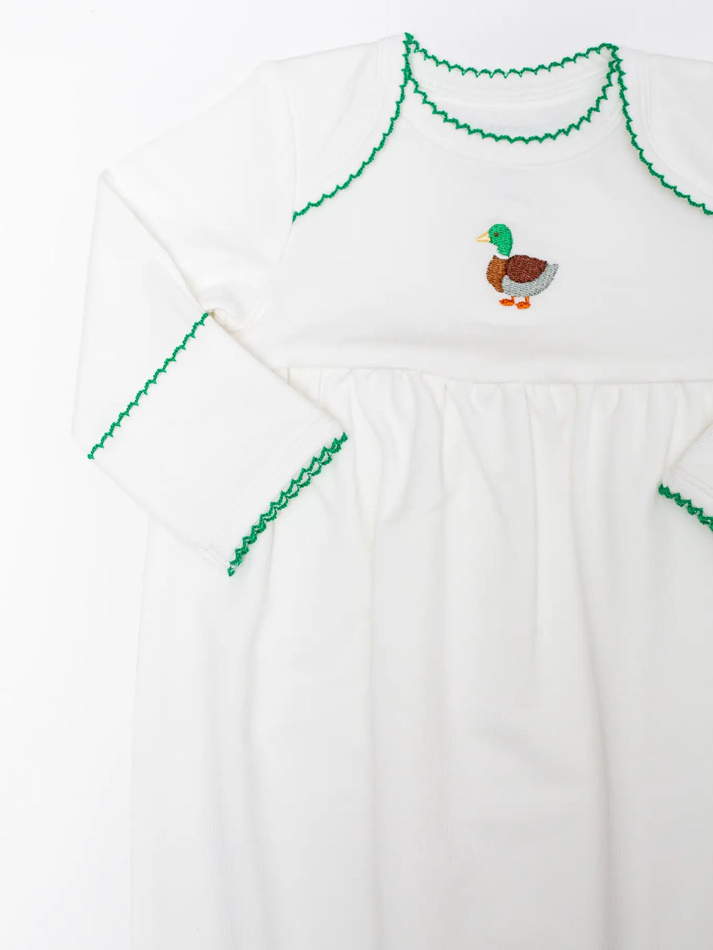 Mallard Duck Embroidered Gown