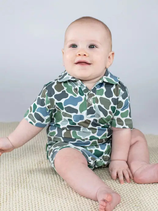 Pebble Camo Romper