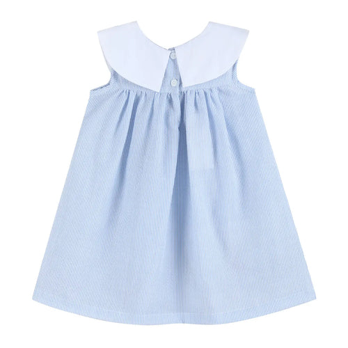 Bunnies Seersucker Yoke Dress
