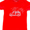 Red Patriotic Truck Tee