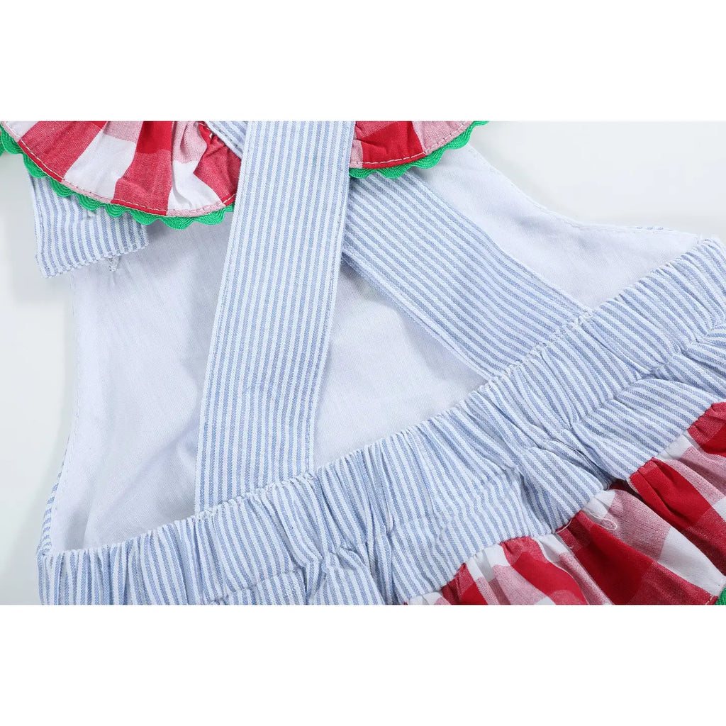 Watermelon Ruffle Romper