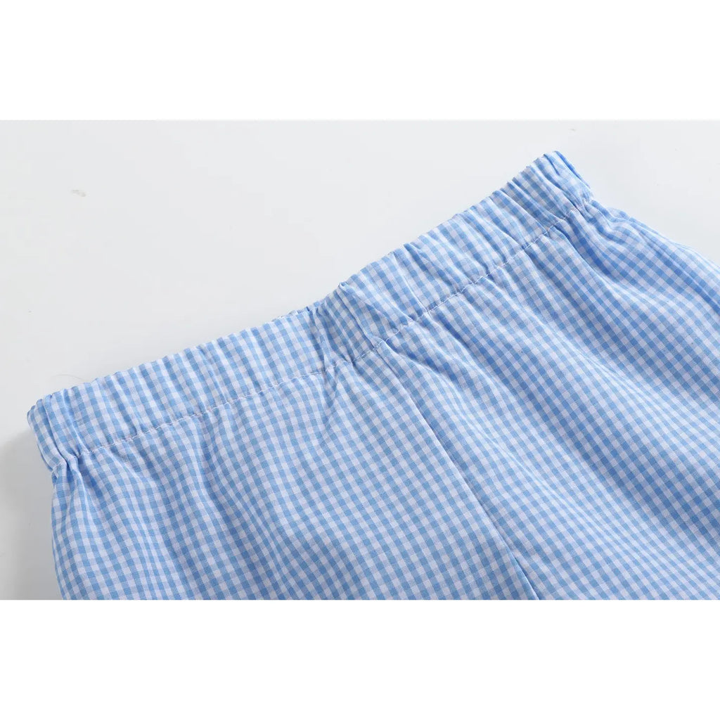 Gingham Golf Short Set