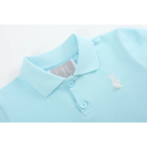 Blue Easter Bunny Polo