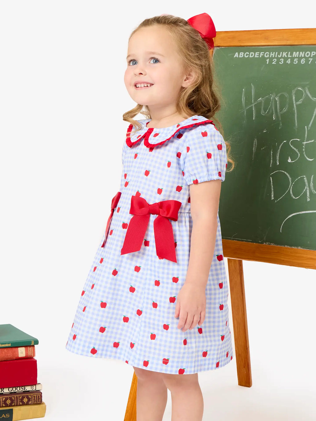 Gingham Apple Dress