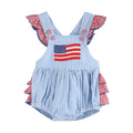 Flag Ruffle Romper