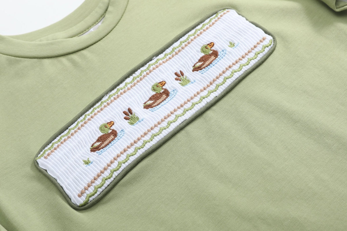 Pistachio Mallard Tee & Short Set