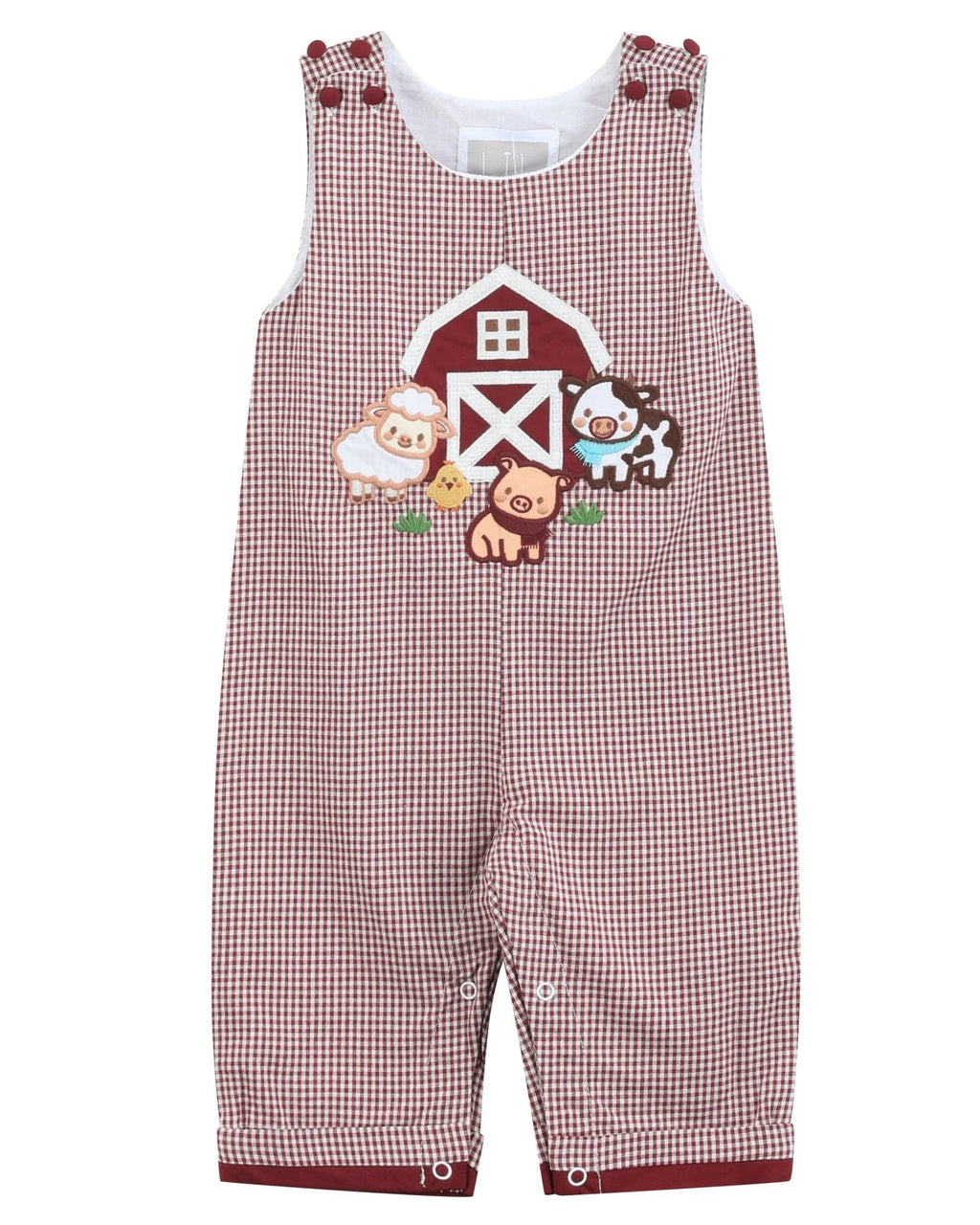 Red & Cream Gingham Farm Longalls