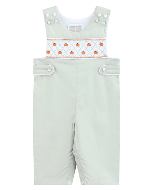 Sage Green Pumpkin Smocked Longalls